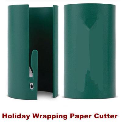 Holiday Decoration Roll Papers Gift Wrapping Paper Cutter