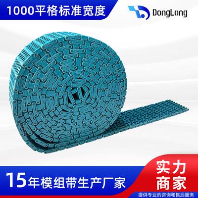 1000型板带传定位带模块网化网平链692塑料动带输送机模块化输送