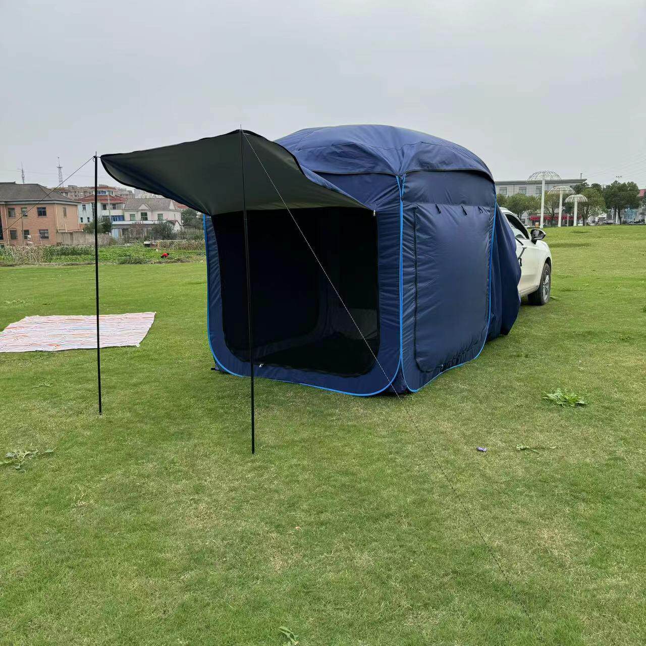 全自动车尾帐篷后尾箱帐防蚊防雨SUV越野汽车户外野营车边遮阳棚