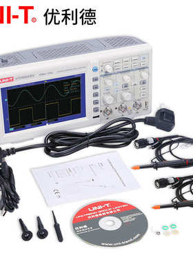 示波器utd2202ce数字示波器+双通道优兆利德高精度utd2102cex100