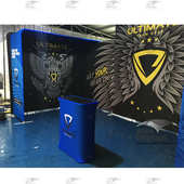 便携展位展览展示背景 标准展位设计制作 快幕秀移动展位 特装