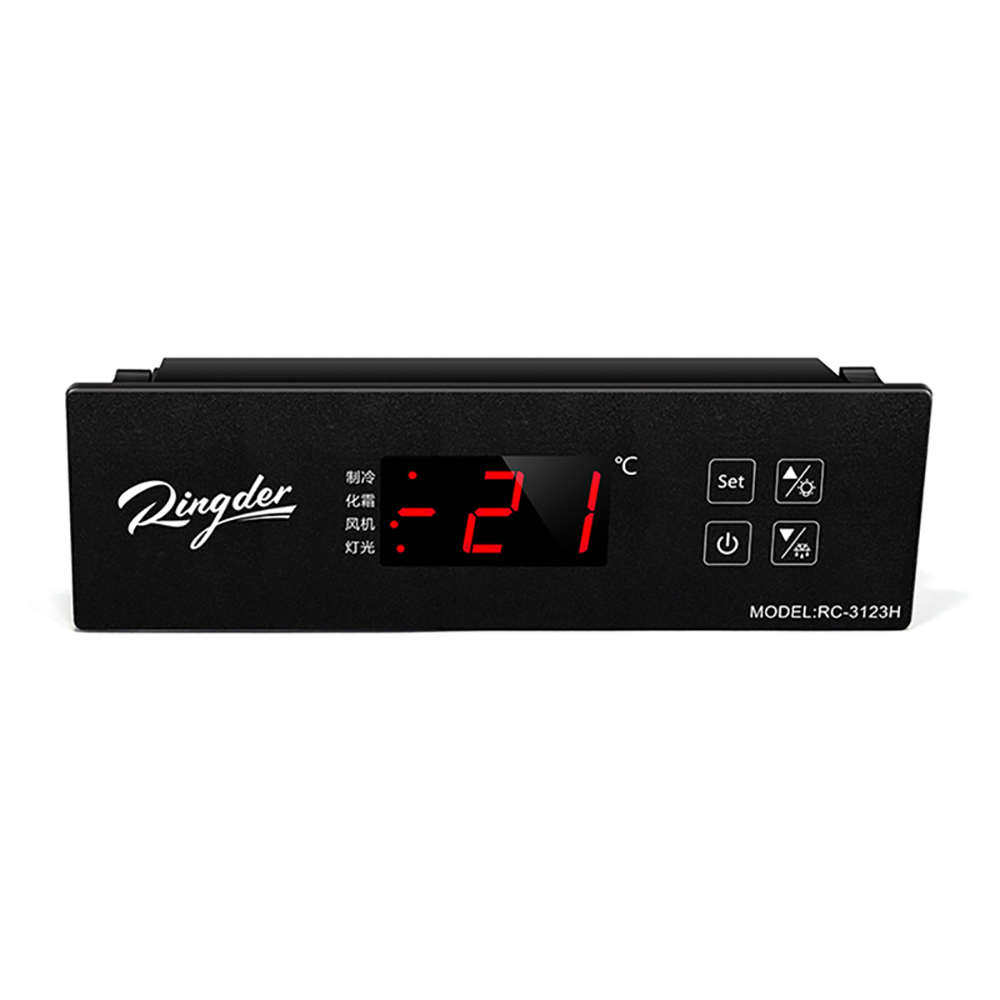 高精度风冷式单温电子嵌入式温控器RC-3123H带灯光商用冷柜饮料柜,五金/工具,温控仪,淘宝优惠券,粉丝福利购,淘宝优惠卷