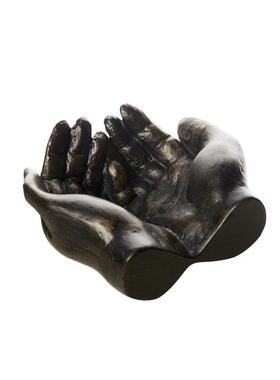 售楼处样板房间创意手托球金属摆件现代简约客厅家居装饰品艺术品