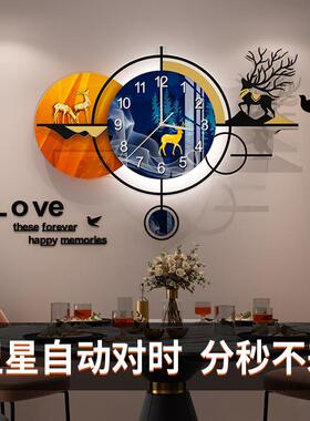 CDL36时新款钟表装饰挂钟客厅约创意简现代用挂墙艺术时尚网红家
