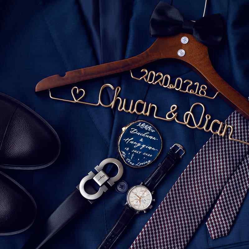 高档新娘婚礼蕾丝衣结架手工定实木衣挂婚秀禾晨袍喜架婚纱礼制服