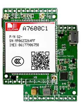 A7600C1 CAT1模块4G全网通LTE开发板核心板STM32例程替SIM7600CE
