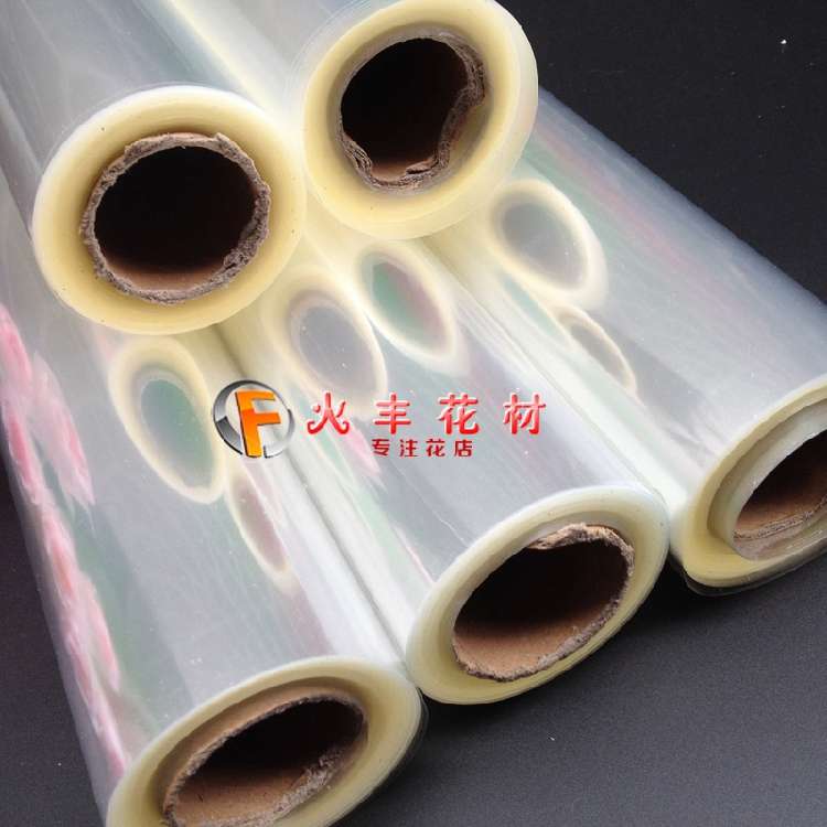 全透明膜花果花店篮烘卷筒培包装纸玻璃纸礼品iopp鲜塑料用材料