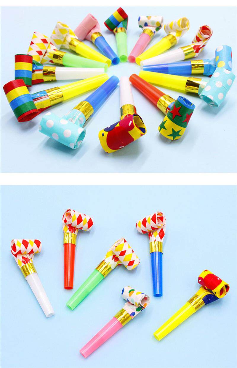 свисток 创意儿童可爱吹龙哨子伸缩口哨吹吹卷卡通玩具小宝宝生日派对喇叭