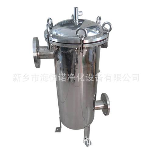 304不锈钢精密过滤器高压卡箍卡扣法兰吊环保安过滤器