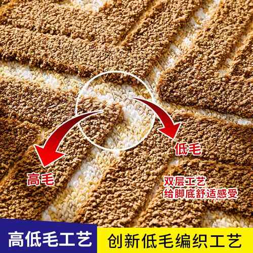 跨境入户门地垫可定制卫生间脚垫几何提花地毯吸水速干浴室防滑垫