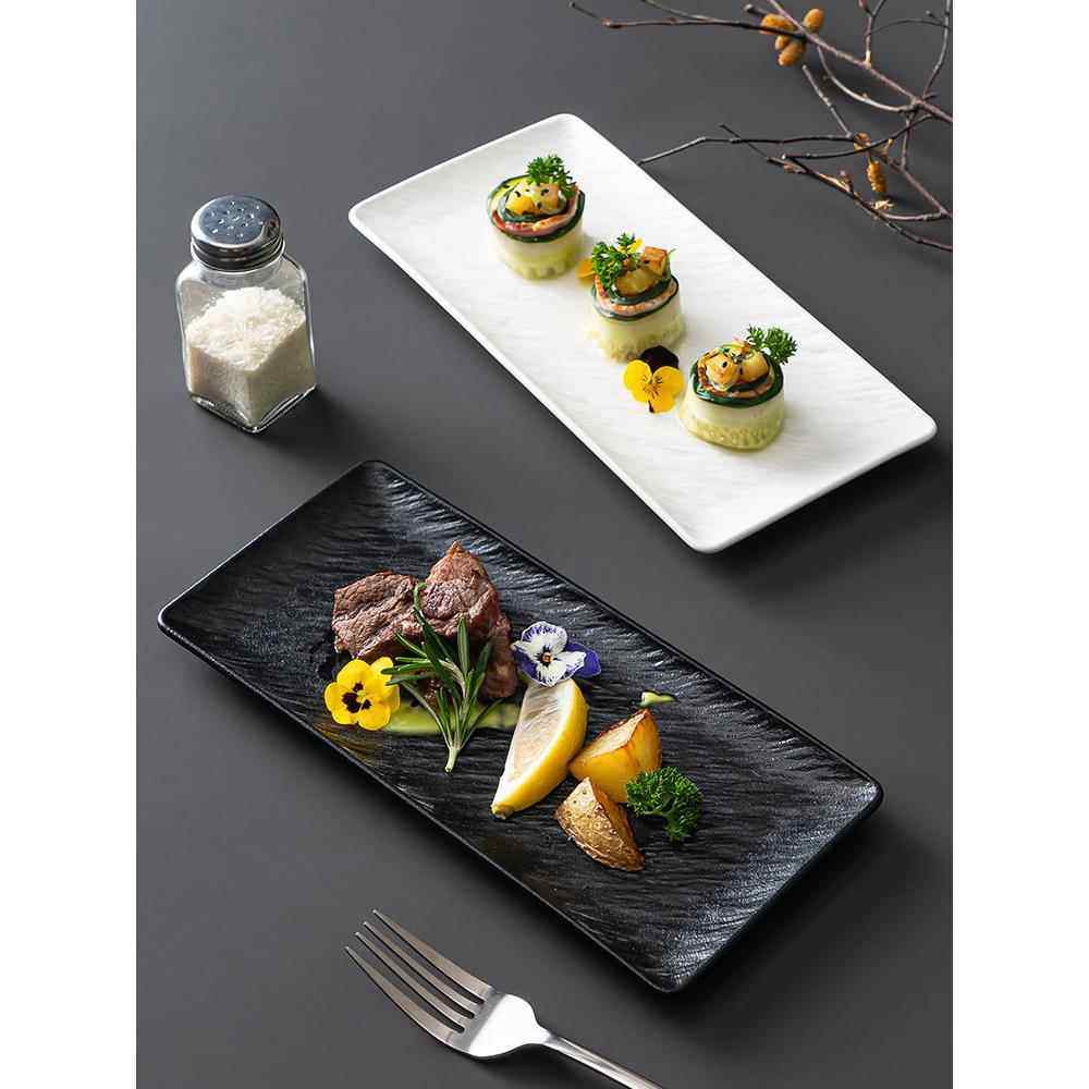 西餐餐盘平盘浅盘蛋糕甜品盘子长方形寿司盘糕点摆盘水果托盘餐具,餐饮具,盘,淘宝优惠券,粉丝福利购,淘宝优惠卷