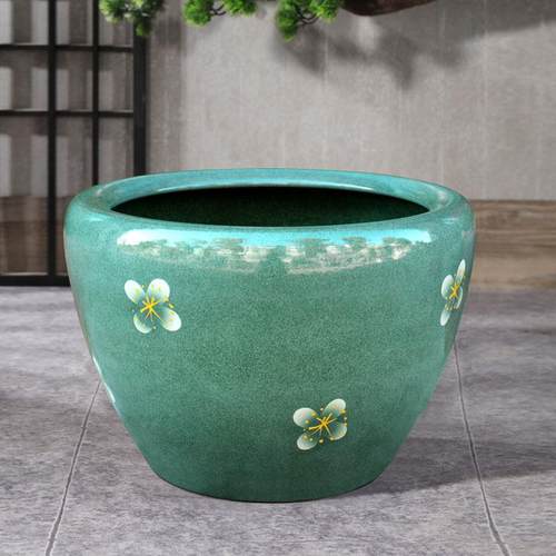 正品德镇陶瓷鱼缸特大锦盆鲤缸养乌龟的专用缸睡号碗莲景花荷花缸