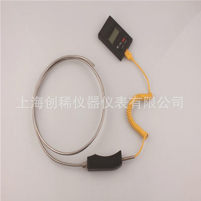 手持式K型装热电偶锌ADBWRNK-测铝锡铜水探温针式测计温度铠传