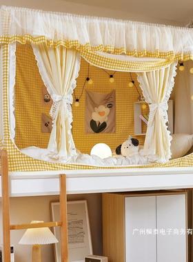 厂家直销22三5新款宿舍拉链开门防蚊防蚊尘强遮光dszxzdfw床帘帐