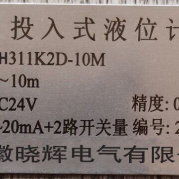 投入式液位计XH311K2D-10M带高低液位开关量输出缆式投入液位变送