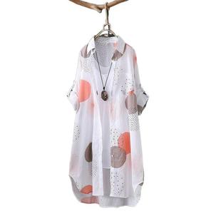 versatile chiffon jacket shirt thin outerwear women and