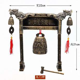 中国风仿古双层编钟模型摆件中式演奏乐器北京纪念品婚庆影视道具