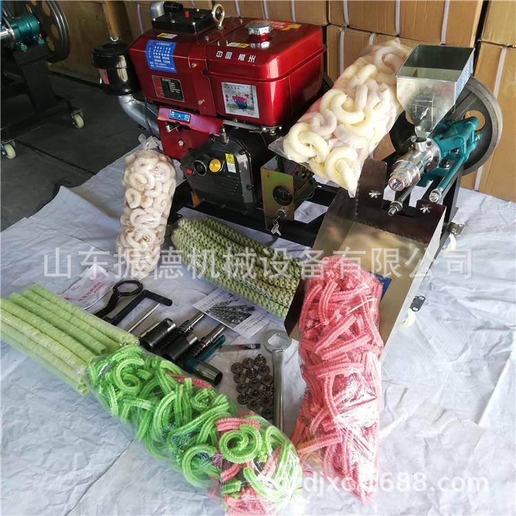双机头汽油柴油膨化机玉米空心棒膨化机车载流动小型膨化机