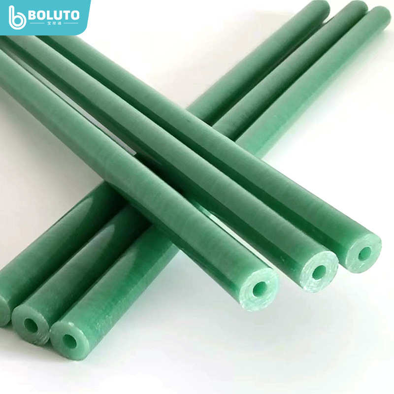 环氧玻璃丝缠绕管布管绿色玻璃丝管环氧玻璃丝管玻纤管