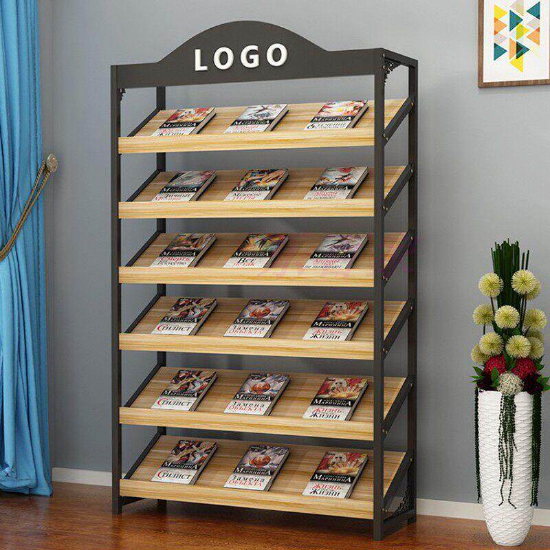 包邮铁艺报刊架书报架资料架杂志架书刊杂志架展示书架期刊架落地