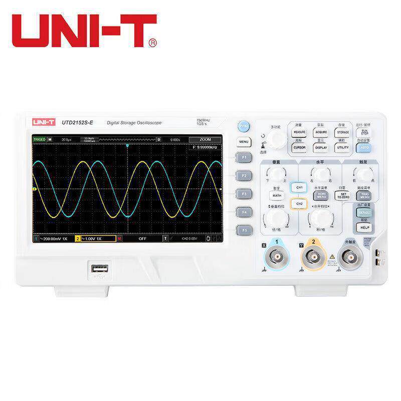 优利德示波器UPO1204X-E四通道数字200M示波器1202S-E/UTD2152S-E
