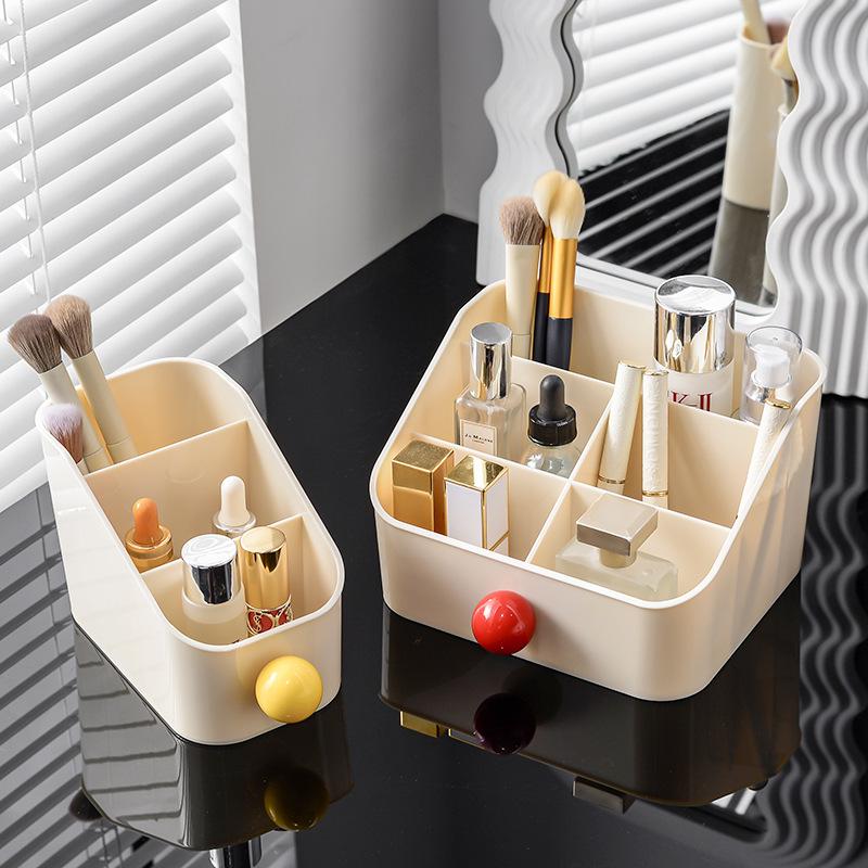 奶油风带收纳创意笔筒学生笔筒