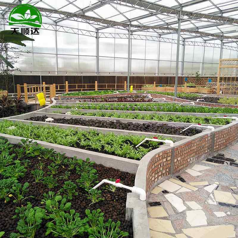 无土栽培水培种植槽 鱼菜共生种植系统 温室大棚无土栽培系统