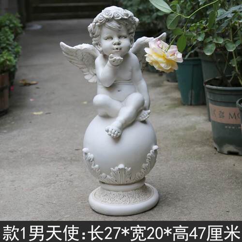 高档院子装天饰 创户外花式园庭院摆件园艺装饰意树脂人物美小使