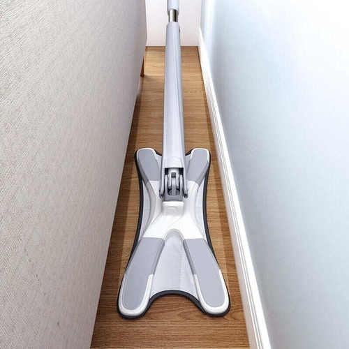 INC0 蝴蝶拖把家用免手洗型平板拖把 旋转仿手拧X型挤水托把一拖