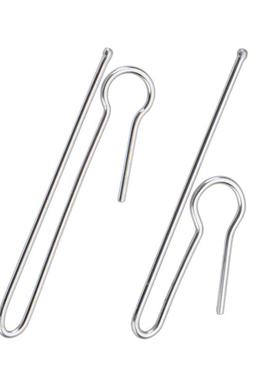 厂家配窗帘挂锌钩OK单钩镀窗饰钩配件长短S单窗帘五PBV金件窗帘辅