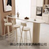 轻奢岩板吧口台靠家用桌客厅厨房边隔断吧台阳台墙垭小户RFR型高