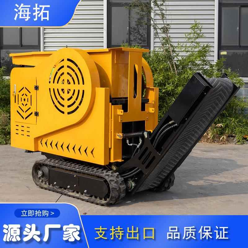 小型履带式鄂式破碎机石材石料粉碎设备出口欧洲建筑机械粉碎机