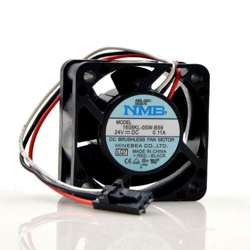 NMB散热风扇1608KL-05W-B59-LQ7 DC24V 0.11A发那科数控机床风机