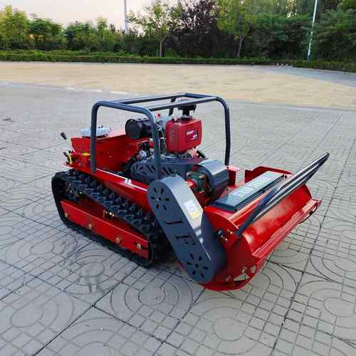 IJM全智柴油遥控割草机园除绿化草碎草机低能矮型果园割草林还田