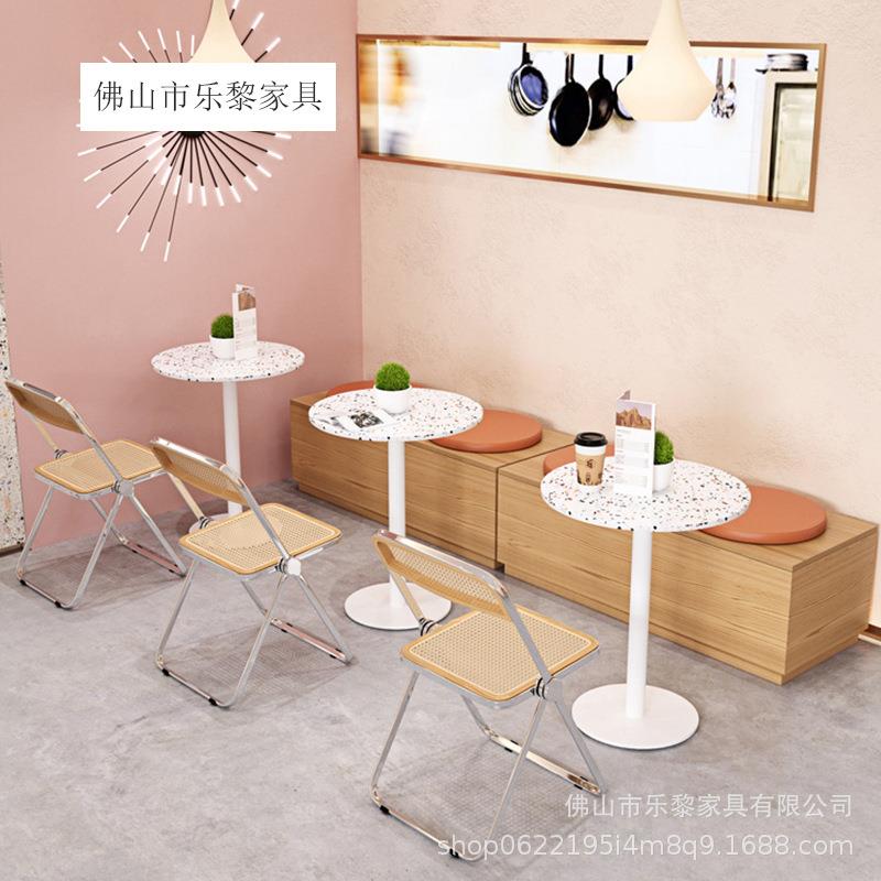 餐奶茶店厅组桌ll-3椅咖啡西餐厅卡座沙发小吃店酒吧饮桌子椅子合