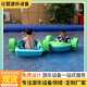 儿童水上手摇船碰碰船电动船充气水池户外广场摆摊人气游乐亲子船