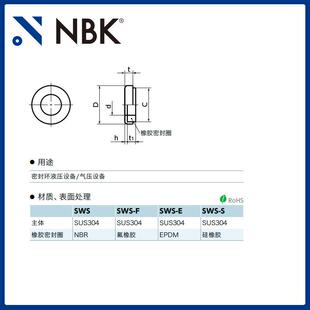 密封垫圈不锈钢平垫片止动片插件机械零件配件厂家直供 SWS NBK