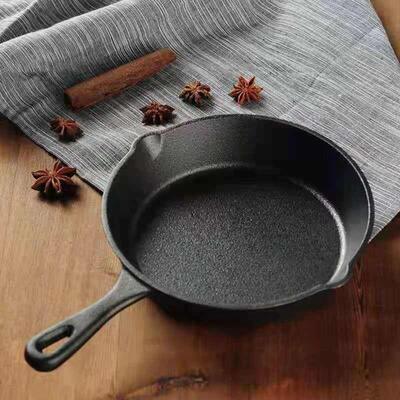 Household Kitchen Cooking Tools Cookware 10cm Cast Iron Fryi