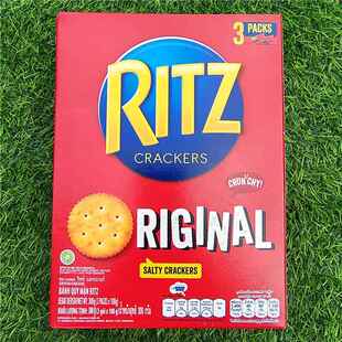 卡夫乐之原味薄脆饼干休闲零食小吃咸味饼RITZ CRACKERS ORIGINAL