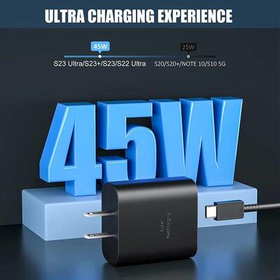 PD 45W Super Fast Charger For Samsung Galaxy S24 Ultra S23 S
