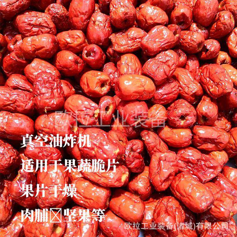 鲜枣脆莲子脆真空油炸机果蔬脆加工设备藕片低温油炸设备
