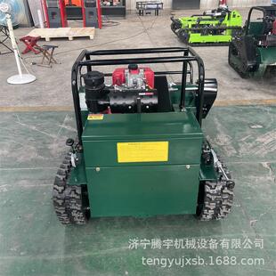 履带式 割草机全自动遥控型割草机果园开荒割草机支持外贸
