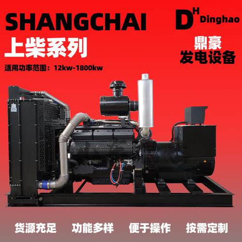 200kw发电机组上柴系列 矿场备用三相交流380v柴油发电机组厂家