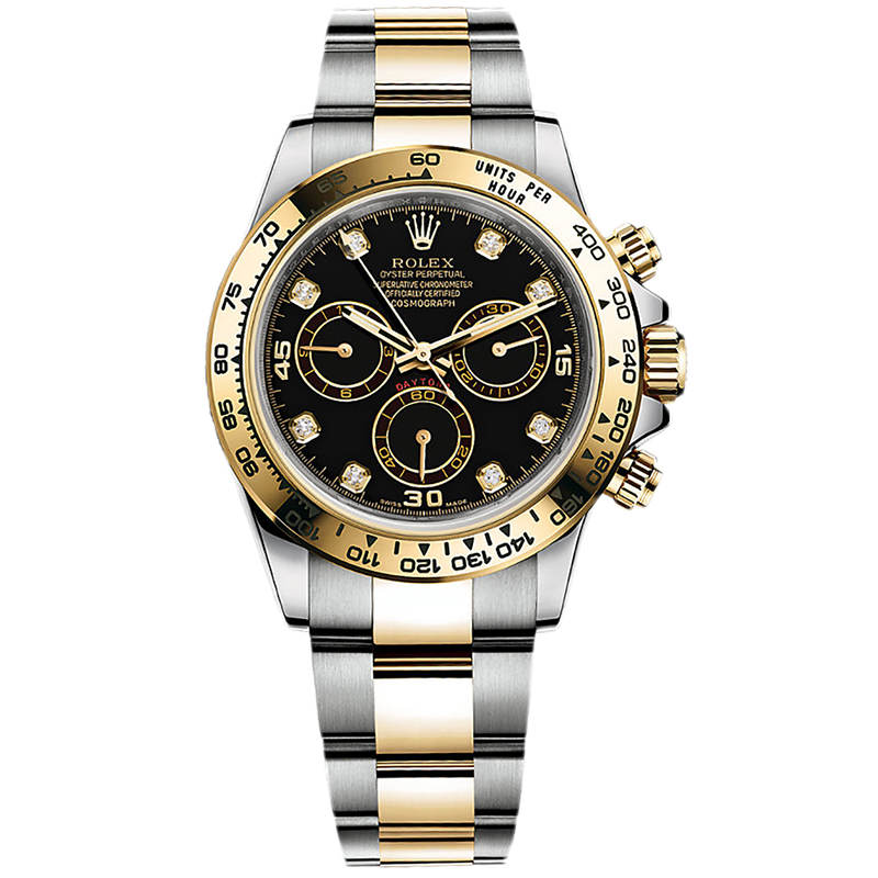 [9.8新]劳力士宇宙迪通拿18K黄金/钢自动机械手表116503