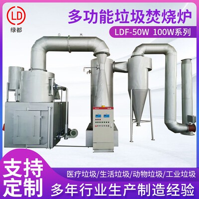 文氏除尘焚烧炉农产品废弃物处理焚化炉工业下脚料焚烧炉设备