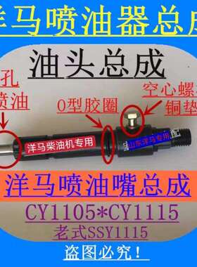 山东洋马柴油机喷油器总成 CY1105 SSY1115发动机油嘴子 油头5孔