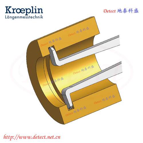 德国KROEPLIN数显内测规卡L45防水1防L415数显油径内测量卡尺G415