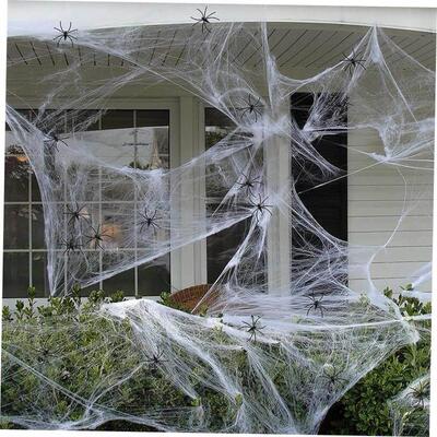 Halloween Decorations Artificial Spider Web Super Stretch Co