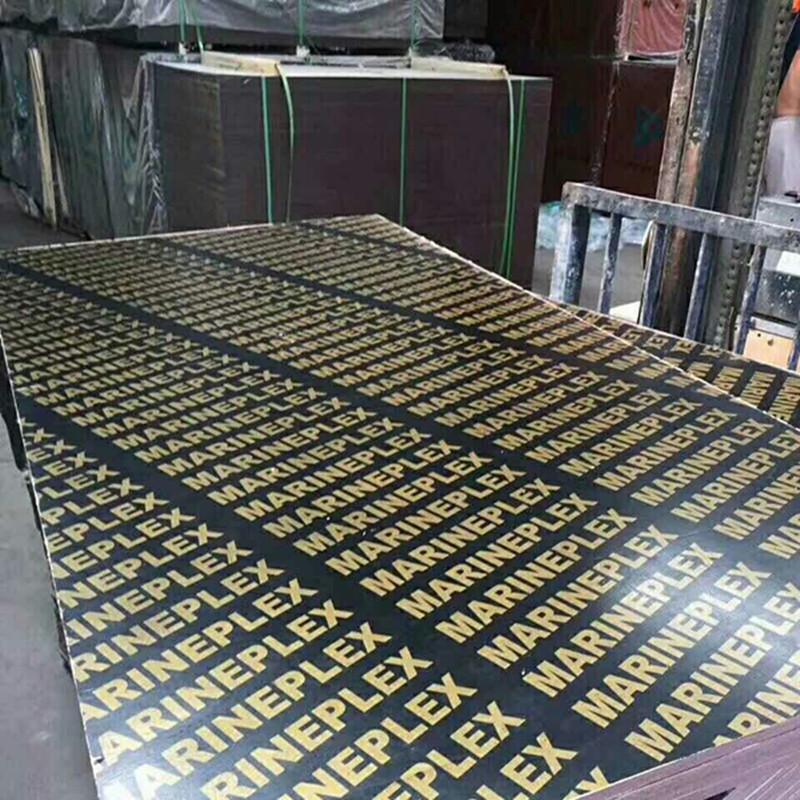 批发黑板覆膜板建筑模板杨木芯胶合板工地工程多层木工板防水耐用