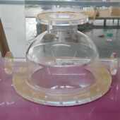 亚克力透明实验圆管 亚克力大型实验器材 有机玻璃侧开门实验仪器